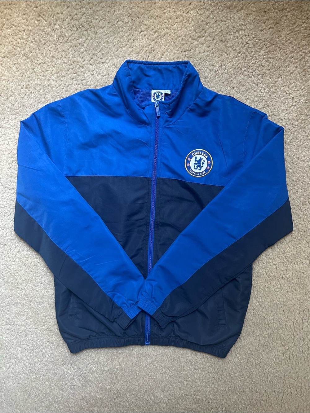 Chelsea FC Official Licensed Colorblock Track Jacket